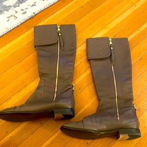 Louis Vuitton brown leather riding boots GORGEOUS!
